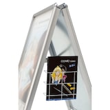 thumbnail of Magnetoplan Plakatständer Kundenstopper - für Plakat DIN A1 - 63,9 x 88,6cm (BxH) - wetterfest - silber