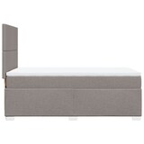 thumbnail of vidaXL Boxspringbett mit Matratze Taupe 80x200 cm Stoff