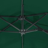 thumbnail of vidaXL Parasol dubbel met LED's 316x240 cm groen