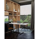 thumbnail of Schaff höhenverstellbarer Schreibtisch Progress | mit Gasfeder | Höhe 64 bis 106 cm | Tischplatte 120x80 cm | Gestell Silber