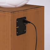 thumbnail of Hertha BSC LED-Dekosäule Rost-Optik mit Leuchtkugel - 84 cm - braun