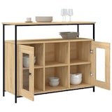 thumbnail of vidaXL Sideboard Sonoma-Eiche 100x35x80 cm Holzwerkstoff