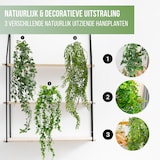 thumbnail of GreenDream® 3 Verschillende Hangplanten Kunstplanten in Pot - decoratief - Cadeautip - Groen
