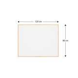 thumbnail of Allboards Weiß Pinnwand mit Holz Rahmen 120x90cm Korktafel Korkwand Pinnwand Kork Oberfläche