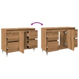 thumbnail of vidaXL Badschrank Artisan-Eiche 80x33x60 cm Holzwerkstoff