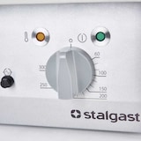 thumbnail of Stalgast Edelstahl Elektro-Griddleplatte als Tischgerät, 400x700 mm, gerillte Grillfläche, Serie 700 ND