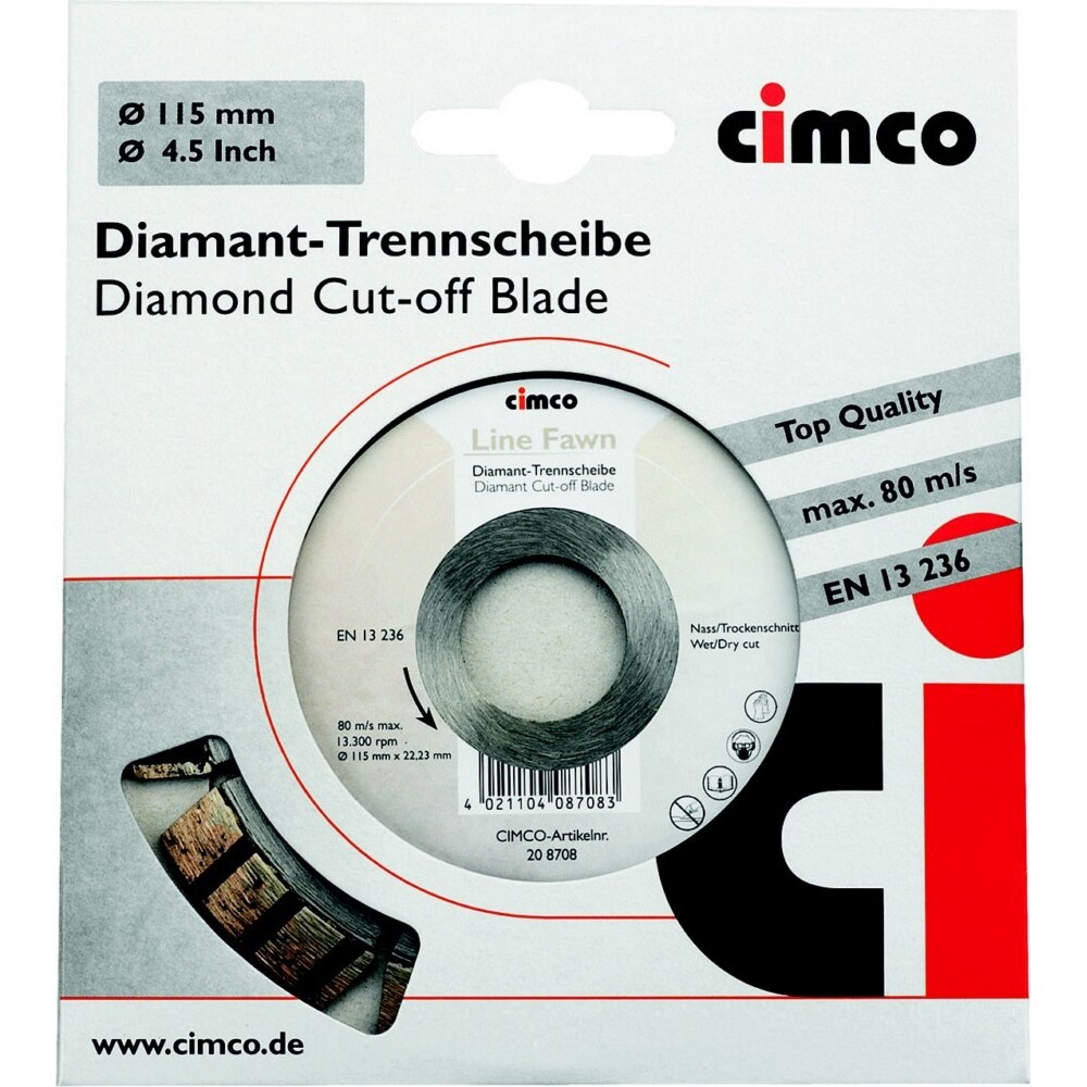 Cimco Werkzeuge Diamanttrennscheibe 208710