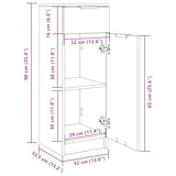 thumbnail of vidaXL Badschrank Sonoma-Eiche 32x33,5x90 cm Holzwerkstoff