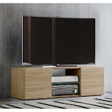 thumbnail of Lowina115 TV Tisch 2 Türen 2 Schubladen Eiche dekor.