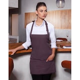 thumbnail of Short Bib Apron Basic with Buckle and Pocket: One Size / White