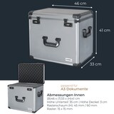thumbnail of HMF 14422-02 Alu Fotokoffer, Miniaturenkoffer mit Rasterschaumstoff, 46 x 33 x 41 cm