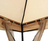 thumbnail of Kery Gazebo da Giardino con Zanzariera in Acciaio e Poliestere 300x300x265 cm Antracite