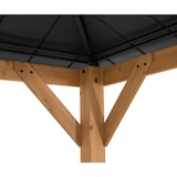 thumbnail of Zedernholz Gazebo KAPS - 330cm x 330cm, anthrazit