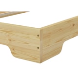 thumbnail of Extra niedriges kurzes Kinderbett in kompakter Form 80x190 Massivholz Kiefer 60.41-08-190oR