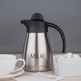 thumbnail of Olympia thermoskan met schroefdop en opschrift MILK 0,5L