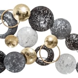 thumbnail of WellHome - Decoración de pared redondo de metal 90,5x6,5x44cm