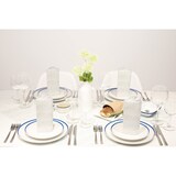 thumbnail of Spanlin-Bio Serviette Femke in Grau-Blau-Eukalyptus, 40 x 40 cm, 30 Stück