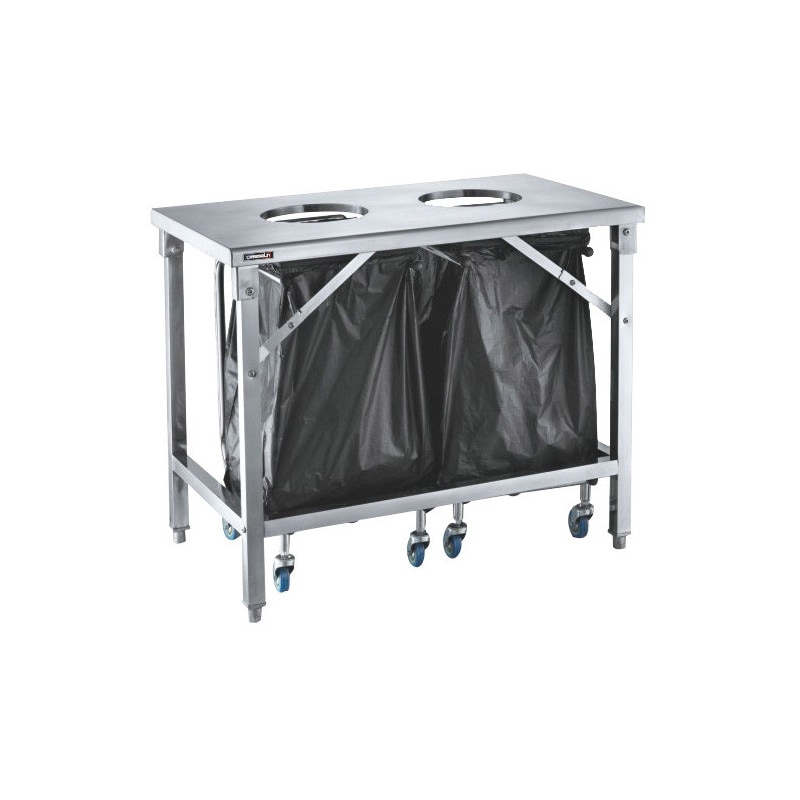 Supporto smistamento rifiuti 2 fori  CTT2VD Casselin