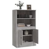 thumbnail of vidaXL Highboard Grau Sonoma 60x35,5x103,5 cm Holzwerkstoff