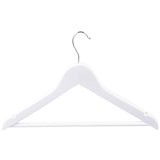 thumbnail of Gruccia appendiabiti con asta appendi pantaloni in legno colore bianco