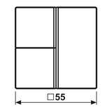 thumbnail of Jung Tastensatz komplett 3-fach A 403 TSA WWM A403TSAWWM