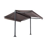 thumbnail of Store double pente Mabay 3,02x2x1,50 M Intersun Manuel (Manuelle - Gris anthracite structuré RAL7016ST - Taupe 300g/m²)