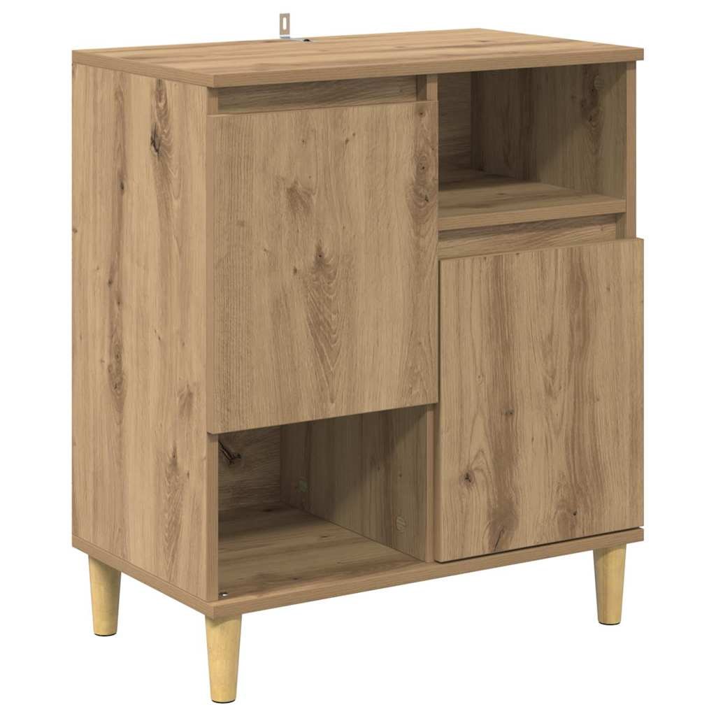 vidaXL Sideboard Artisan-Eiche 35 x 60 x 70 cm Holzwerkstoff