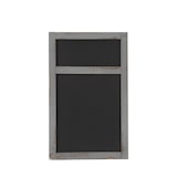 thumbnail of Pannello pubblicitario HWC-C51, lavagna, 55x34x2cm, legno effetto shabby vintage ~ grigio