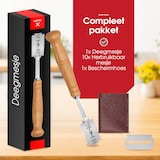 thumbnail of HGMD Deegmesje set - 12 delig - Lame - Lame Mes - Deegmes - Broodmesje