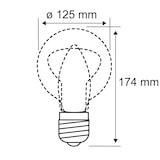 thumbnail of Paulmann Modern Classic Edition Standaard 230 V LED Globe Kopspiegel E27 G125   600lm 6,5W 2700K dimbaar Kopspiegel goud 28678