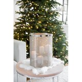 thumbnail of Windlicht Hera (Höhe 35 cm), Edelstahl, silber, für 4 Maxi-Teelichter oder Stumpenkerzen ø 6 cm