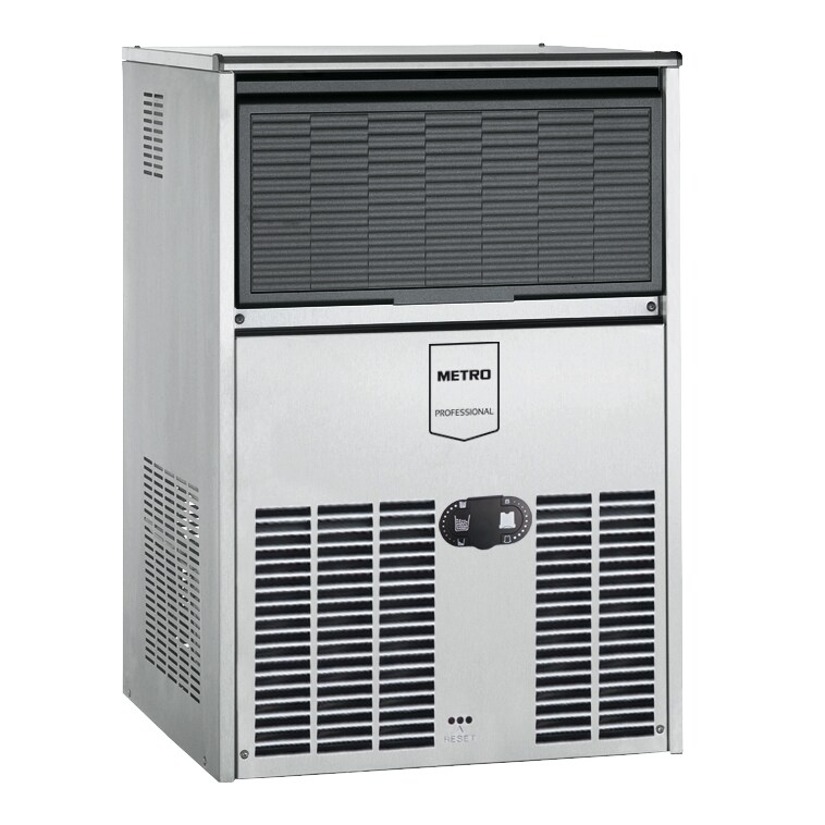 METRO Professional Machine à glaçons gourmets GIM1028GW, 46.7 x 51.5 x 69 cm, 27 L, 420 W, noir/argenté