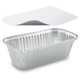 thumbnail of 25x Alu-Servierschale Aluschale Grillschale eckig 1500ml inklusive Deckel