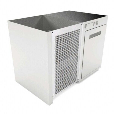 Cella frigo da incasso per banco bar o retrobanco CUBO77 TN10S cm. 100x63x77h.