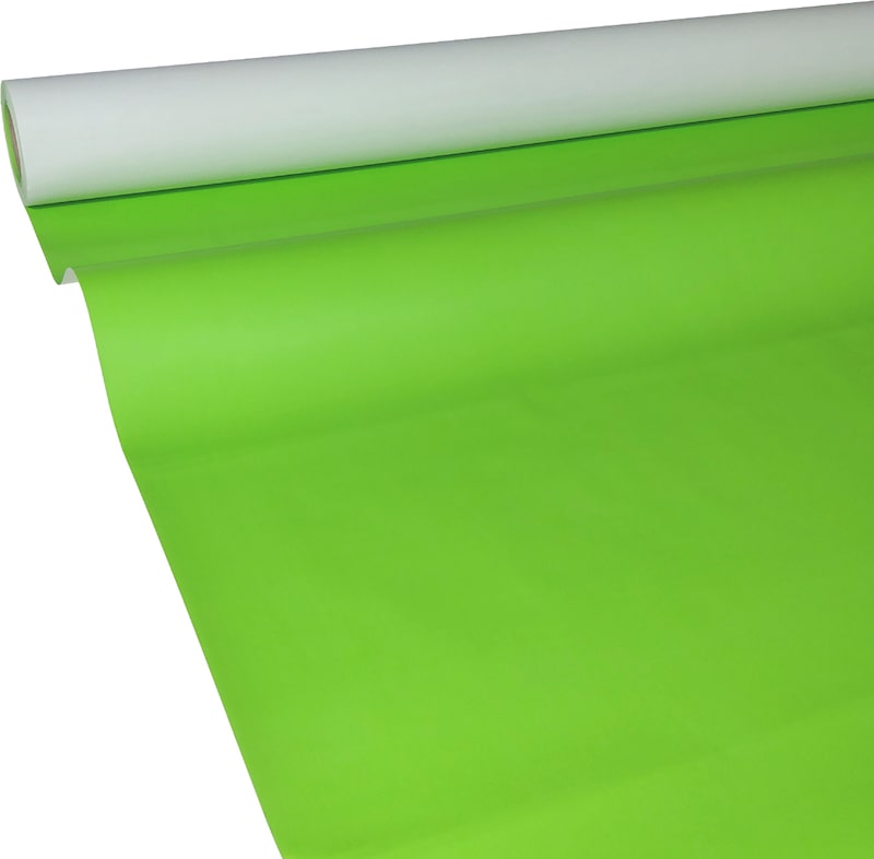 JUNOPAX Papiertischdecke apfel-grün 50m x 0,75m, nass- und wischfest