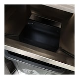 thumbnail of Poubelle snack en inox avec bac plastique (560 x 530 x 1230 mm)