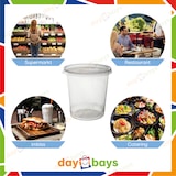 thumbnail of DayBays 250 Stk. Feinkostbecher PP 500 cc. 101x104 mm rund Kombi-Verpackung inklusive passende Deckel