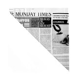 thumbnail of MONOUSO - Papieren voedsel kegel Vetvrij "Times" 42cm 600g (1.000 stuks)