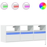 thumbnail of vidaXL TV-Wandschrank mit LED-Beleuchtung Weiß 130x31x45 cm