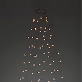 thumbnail of Konstsmide LED Baummantel mit Ring Ø 11, mit Globes, 8 Stränge à 30 bernsteinfarbene  Dioden, vormontiert, 24V_Außentrafo, schwarzes Kabel