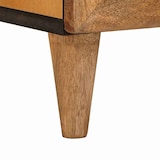 thumbnail of vidaXL TV-kast met plank Lichtbruin 105 x 33 x 46 cm massief mangohout