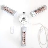 thumbnail of VASNER Umbrella X30 Schirm Heizstrahler Silber 3000 Watt für Sonnenschirm mit Stangen-Durchmesser 40 – 80 mm