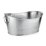 thumbnail of Seau à champagne argent martelé 49x35x23.5cm