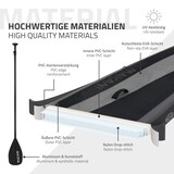 thumbnail of ECD Germany Aufblasbares SUP Board Makani 320 × 80 × 15 cm Schwarz – Komplettset mit Pumpe, Tragetasche & Zubehör, PVC Board bis 120 kg, Surfboard für
