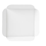 thumbnail of Carré blanc rainé 13 x 13 cm x 250