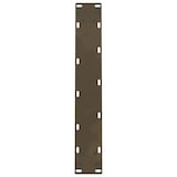 thumbnail of vidaXL Esstischbeine Naturstahl 2 Stk. 50x(72-73) cm Stahl