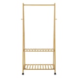 thumbnail of Helloshop26 - Bamboe kledingrek op wielen 70 x 43 x 152 cm 03_0008146