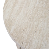 thumbnail of Table basse en MDF décor mélaminé bois blanc