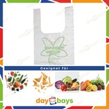 thumbnail of DayBays 15000 Stk. Bio Knotenbeutel auf Rolle 5 Kg 22+12x47 cm  Biodegradable HDPE  Transparent Extra Stark