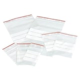 thumbnail of Wiederverschlussbeutel Beschriftungsstreifen Transparent 10 x 15 cm 100 Stück